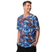 Cloud Brushstroke Ivory Coast CAMO Unisex Baseball Jersey
