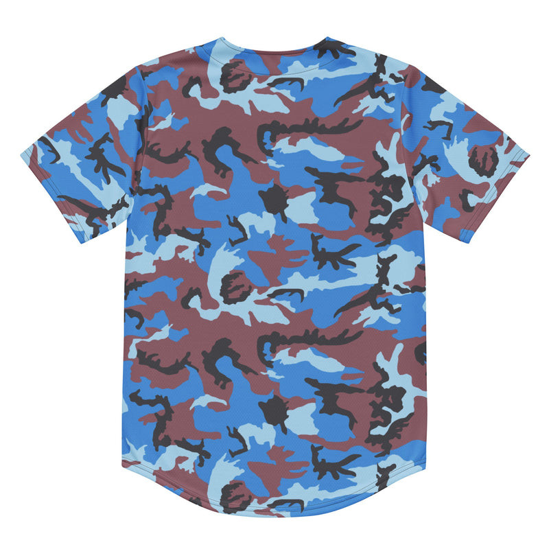 Cloud Brushstroke Ivory Coast CAMO Unisex Baseball Jersey