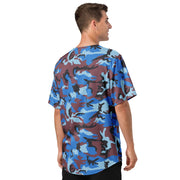 Cloud Brushstroke Ivory Coast CAMO Unisex Baseball Jersey