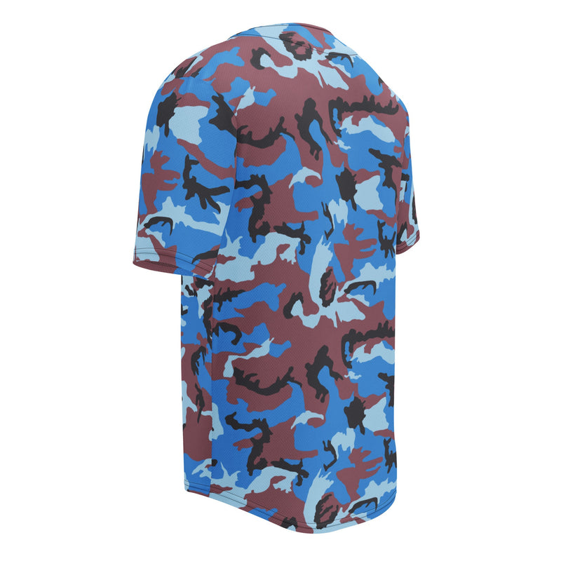 Cloud Brushstroke Ivory Coast CAMO Unisex Baseball Jersey
