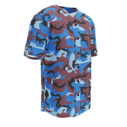 Cloud Brushstroke Ivory Coast CAMO Unisex Baseball Jersey