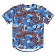 Cloud Brushstroke Ivory Coast CAMO Unisex Baseball Jersey