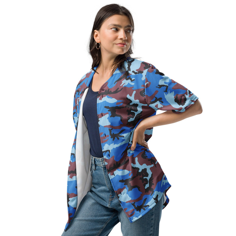 Cloud Brushstroke Ivory Coast CAMO Unisex Baseball Jersey