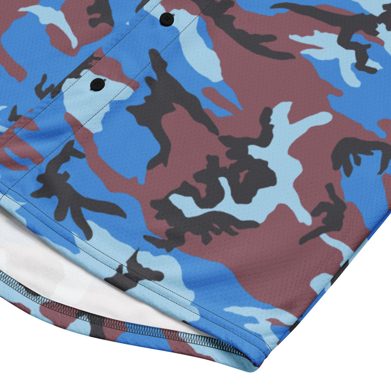 Cloud Brushstroke Ivory Coast CAMO Unisex Baseball Jersey