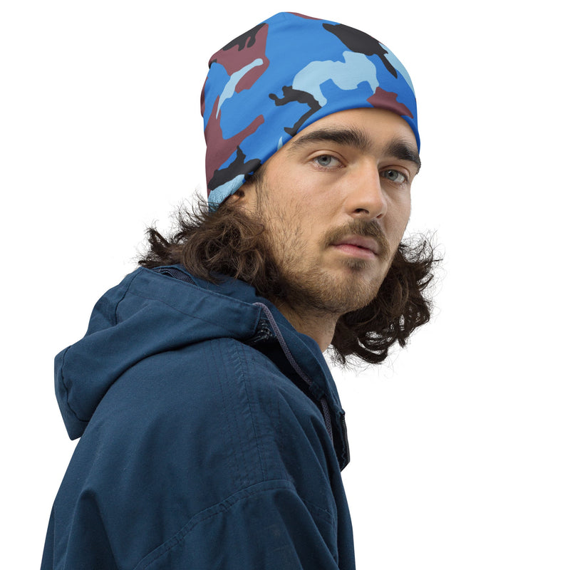 Cloud Brushstroke Ivory Coast CAMO Beanie - Head