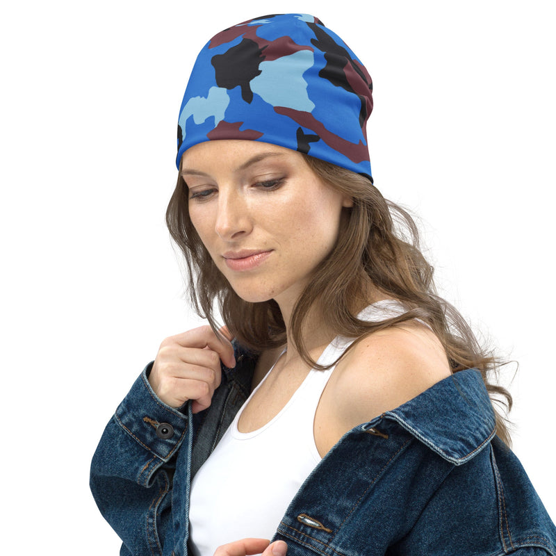 Cloud Brushstroke Ivory Coast CAMO Beanie - Head