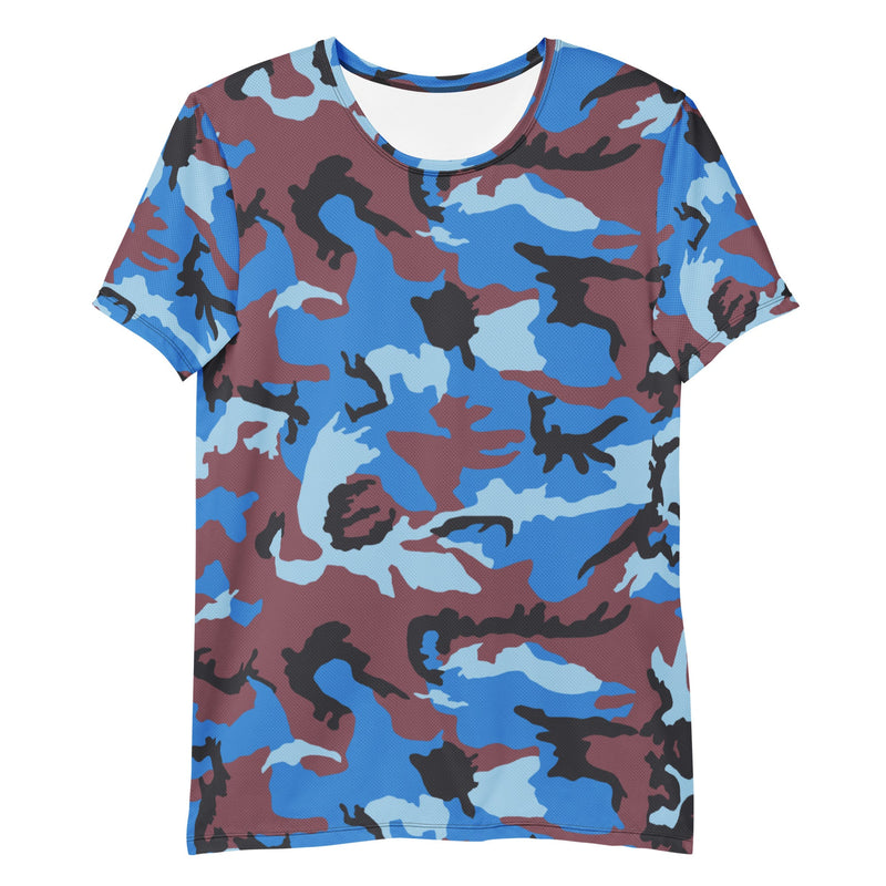 Cloud Brushstroke Ivory Coast CAMO Mens Athletic T-Shirt - Shirt