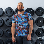 Cloud Brushstroke Ivory Coast CAMO Mens Athletic T-Shirt - XS - Shirt