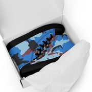 Cloud Brushstroke Ivory Coast CAMO Mens High-Top Canvas Shoes