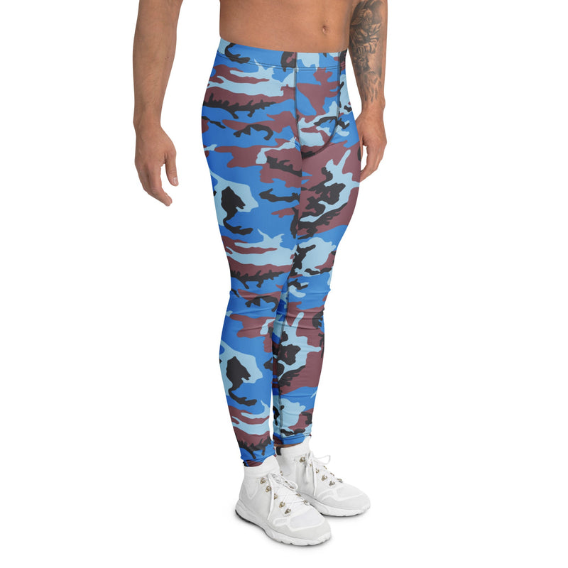 Cloud Brushstroke Ivory Coast CAMO Mens Leggings - Men