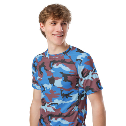 Ivory Coast Gendarmerie CAMO Mens Short-Sleeve Rash Guard