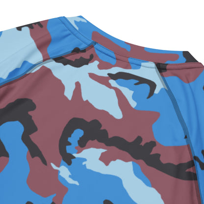 Ivory Coast Gendarmerie CAMO Mens Short-Sleeve Rash Guard