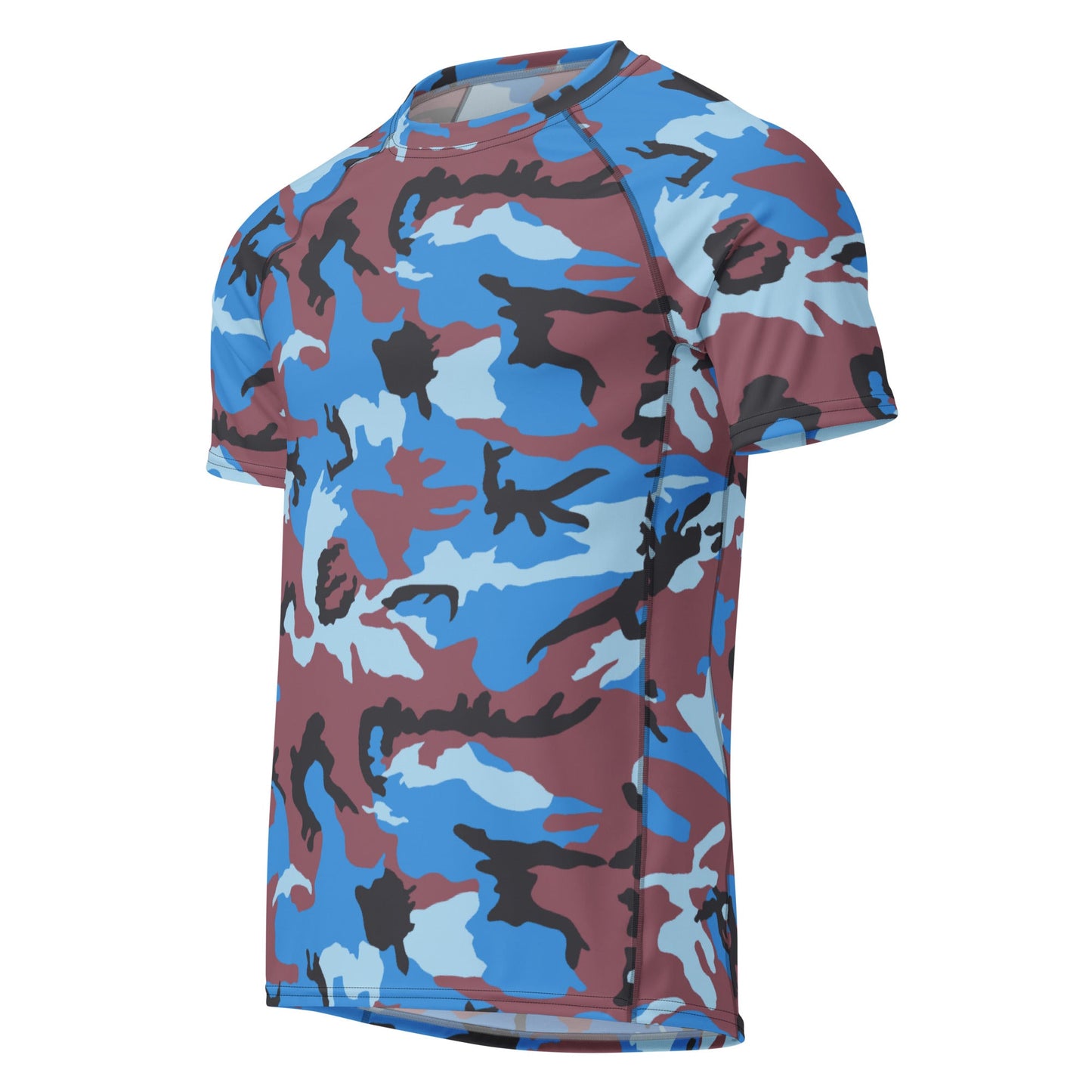 Ivory Coast Gendarmerie CAMO Mens Short-Sleeve Rash Guard