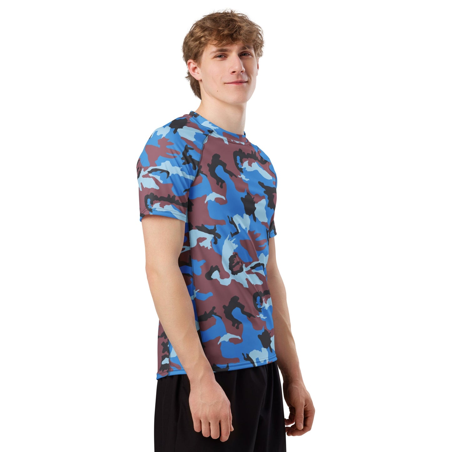 Ivory Coast Gendarmerie CAMO Mens Short-Sleeve Rash Guard