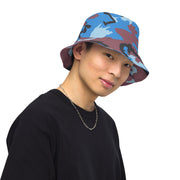 Cloud Brushstroke Ivory Coast CAMO Reversible Bucket Hat - Head