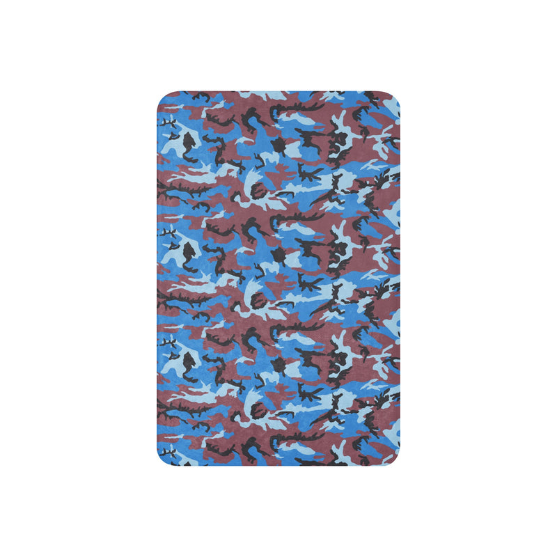 Cloud Brushstroke Ivory Coast CAMO Sherpa Blanket
