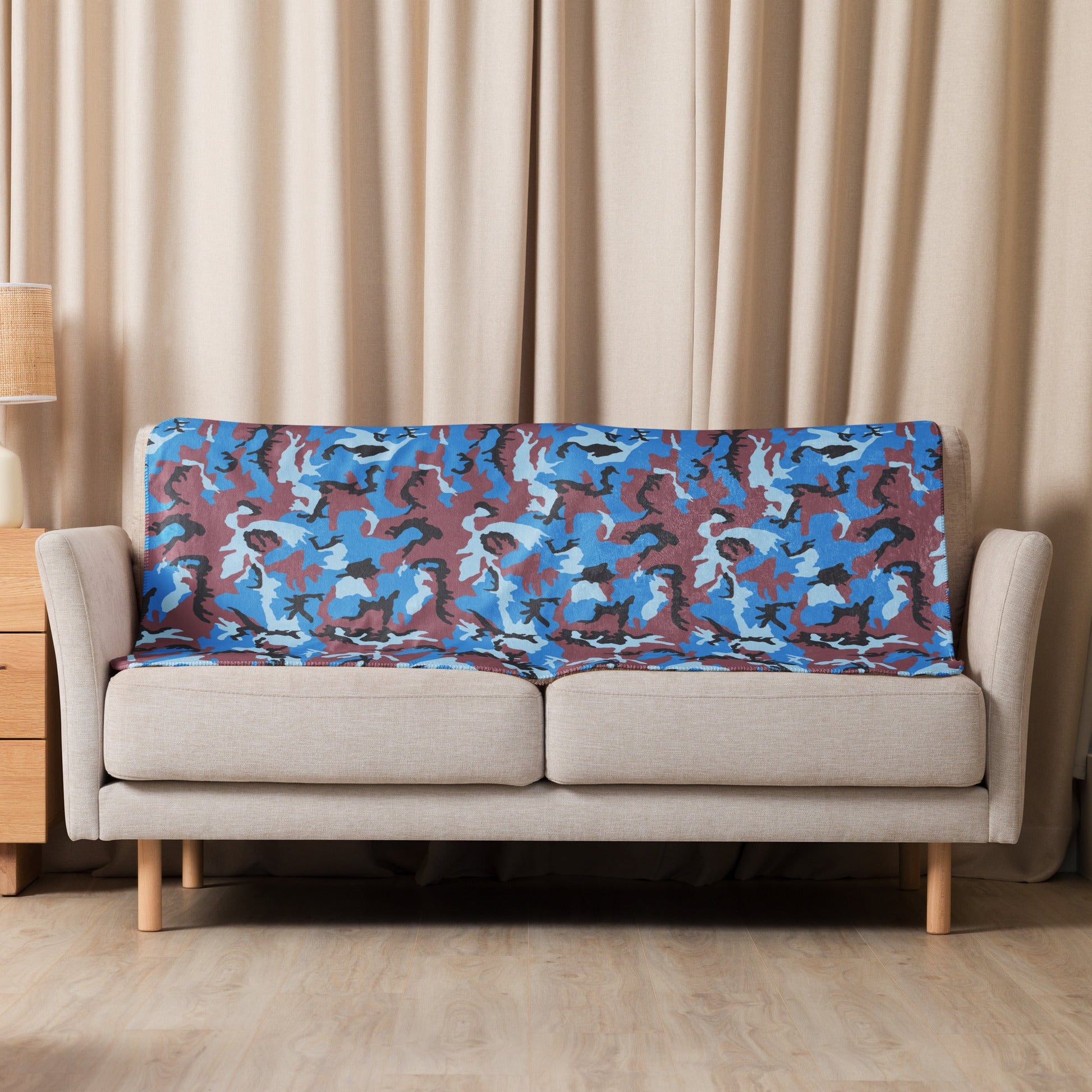 Ivory Coast Gendarmerie CAMO Sherpa blanket - Blankets