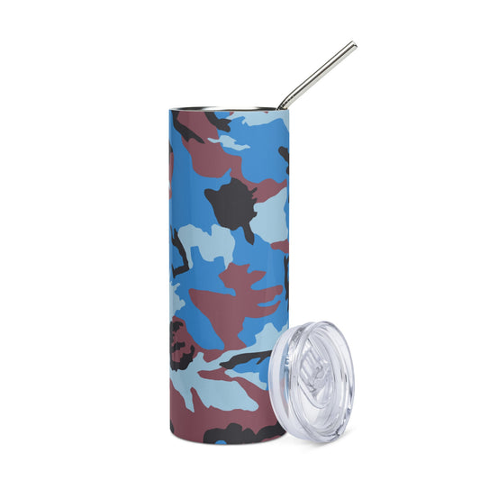 Ivory Coast Gendarmerie CAMO Stainless steel tumbler - Steel Tumblers