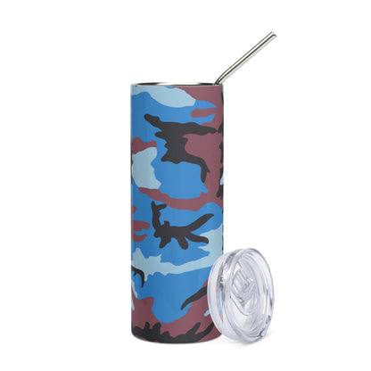 Ivory Coast Gendarmerie CAMO Stainless steel tumbler - Steel Tumblers