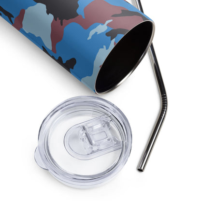 Ivory Coast Gendarmerie CAMO Stainless steel tumbler - Steel Tumblers