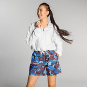 Cloud Brushstroke Ivory Coast CAMO Unisex Athletic Long Shorts