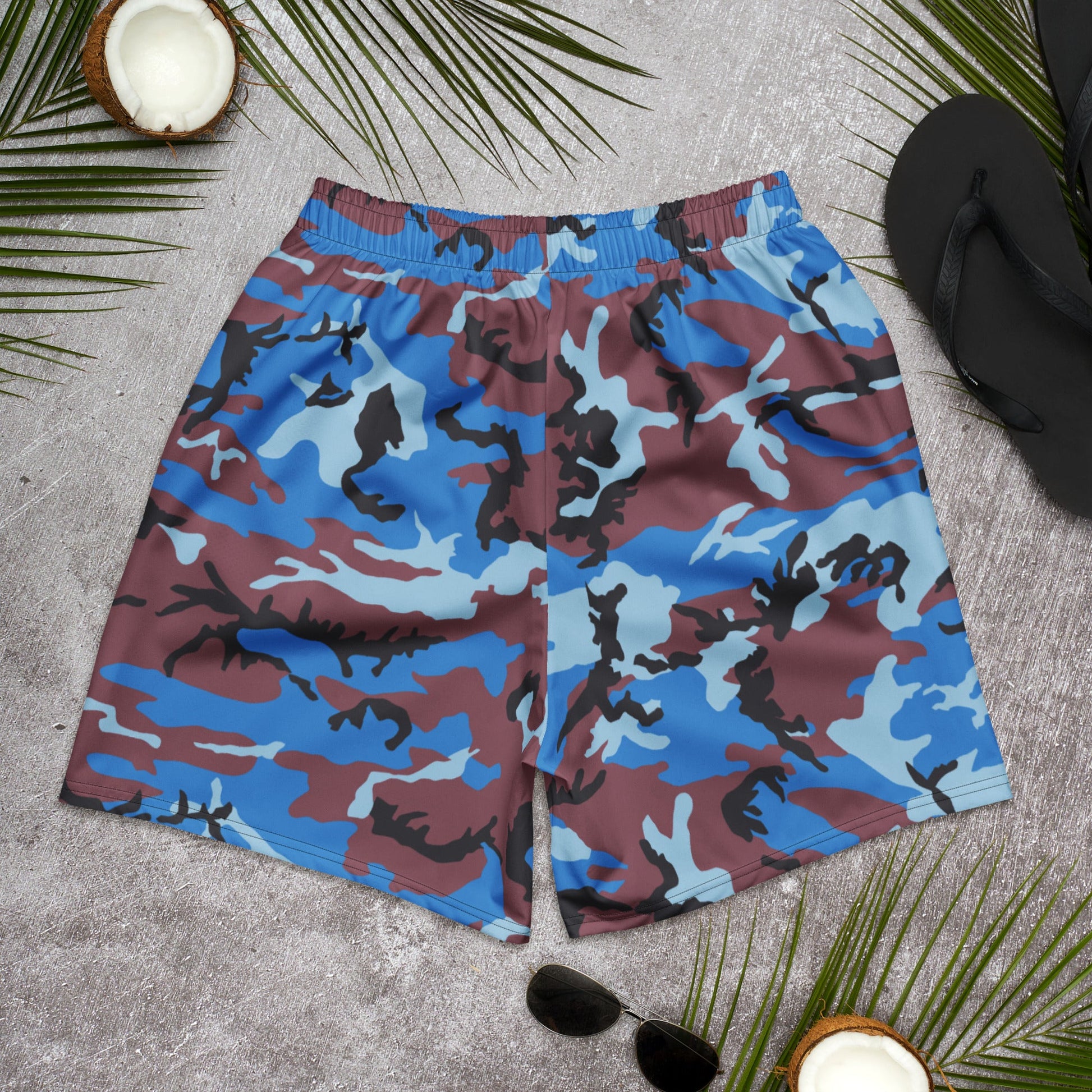 Ivory Coast Gendarmerie CAMO Unisex Athletic Long Shorts