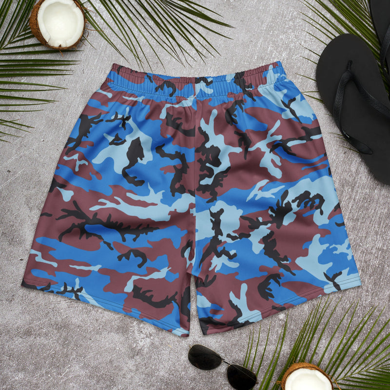 Cloud Brushstroke Ivory Coast CAMO Unisex Athletic Long Shorts