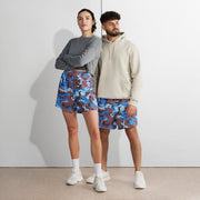Cloud Brushstroke Ivory Coast CAMO Unisex Athletic Long Shorts