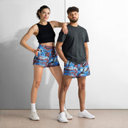 Cloud Brushstroke Ivory Coast CAMO Unisex Athletic Shorts