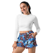Cloud Brushstroke Ivory Coast CAMO Unisex Athletic Shorts