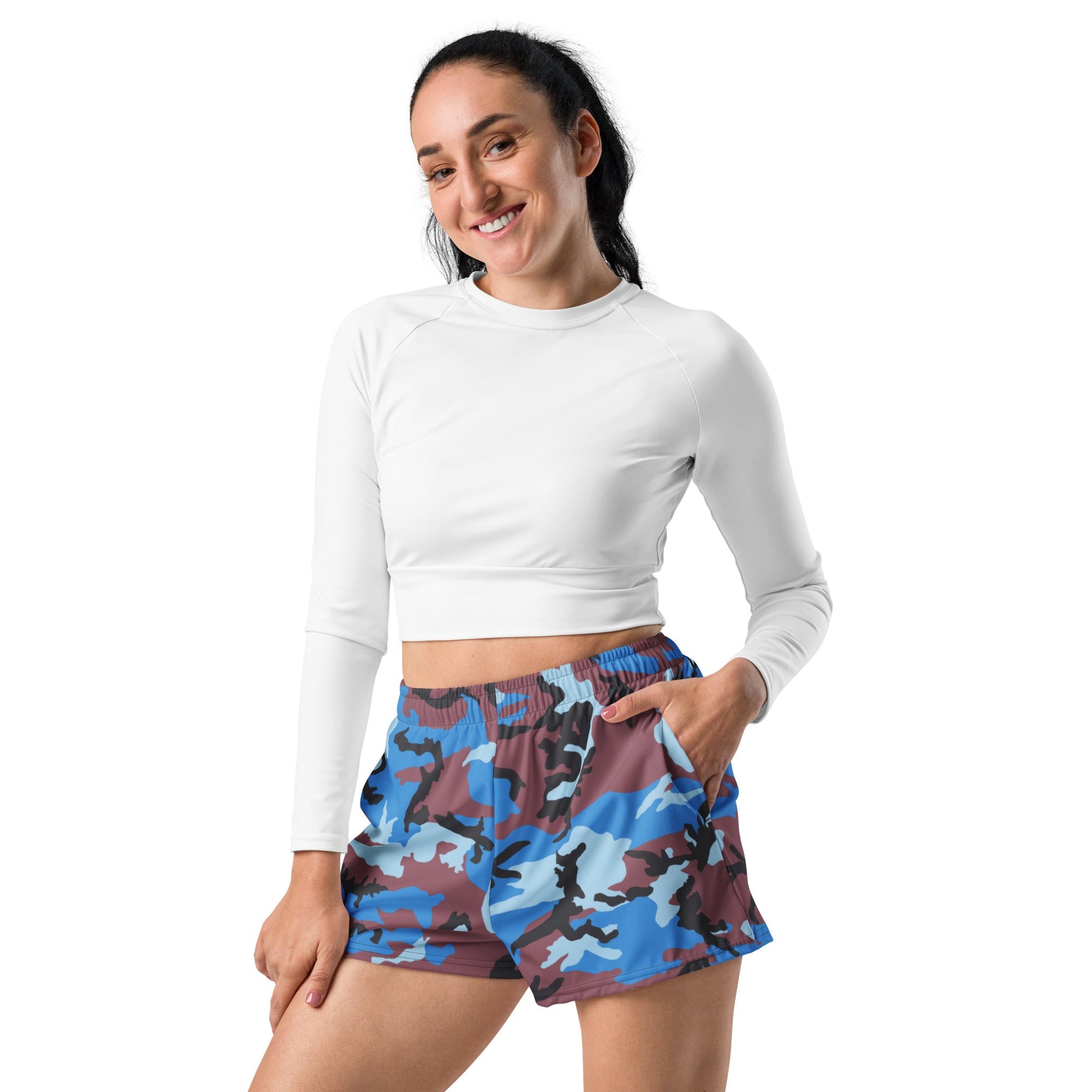 Ivory Coast Gendarmerie CAMO Unisex Athletic Shorts