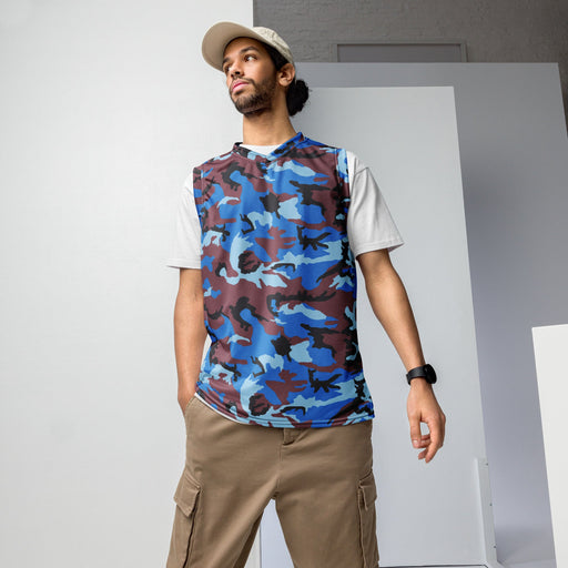 Cloud Brushstroke Ivory Coast CAMO Unisex Basketball Jersey - 2XS