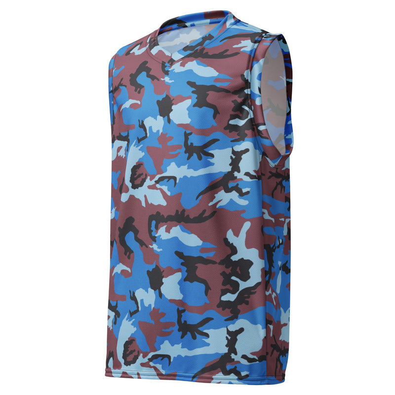 Cloud Brushstroke Ivory Coast CAMO Unisex Basketball Jersey