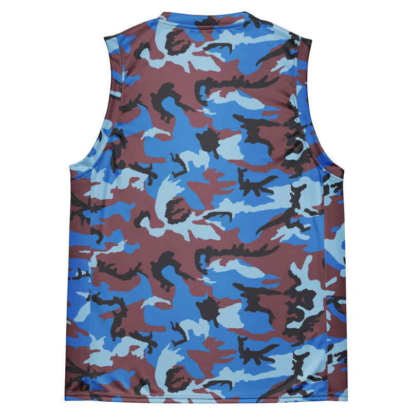 Cloud Brushstroke Ivory Coast CAMO Unisex Basketball Jersey