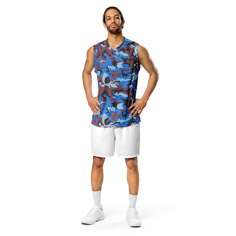 Cloud Brushstroke Ivory Coast CAMO Unisex Basketball Jersey