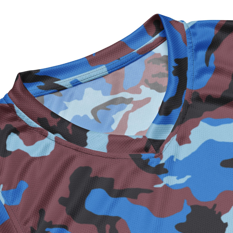 Cloud Brushstroke Ivory Coast CAMO Unisex Basketball Jersey
