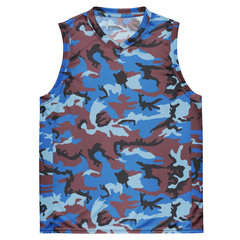 Cloud Brushstroke Ivory Coast CAMO Unisex Basketball Jersey