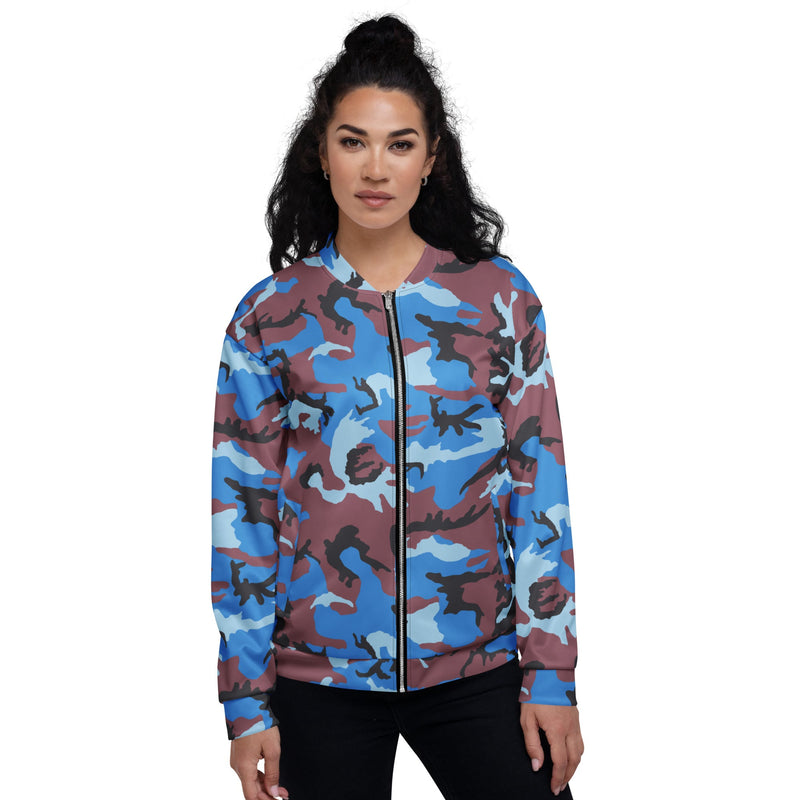 Cloud Brushstroke Ivory Coast CAMO Unisex Bomber Jacket