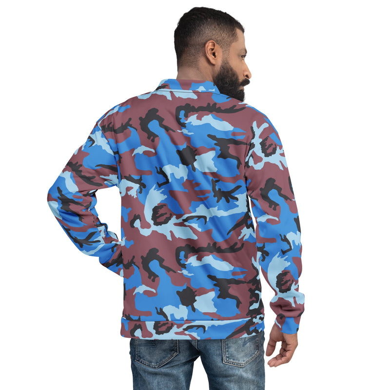 Cloud Brushstroke Ivory Coast CAMO Unisex Bomber Jacket