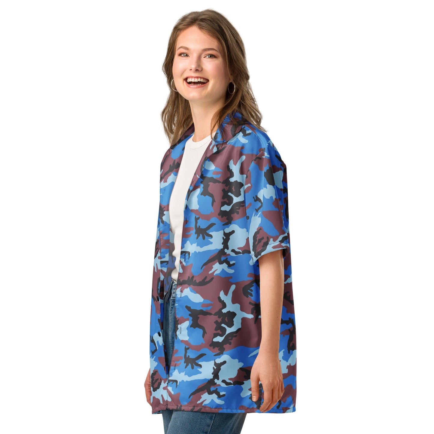 Ivory Coast Gendarmerie CAMO Unisex button shirt - Button Shirts