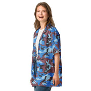 Cloud Brushstroke Ivory Coast CAMO Unisex Short-Sleeve Button Shirt - Button-Up