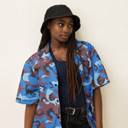 Cloud Brushstroke Ivory Coast CAMO Unisex Short-Sleeve Button Shirt - Button-Up