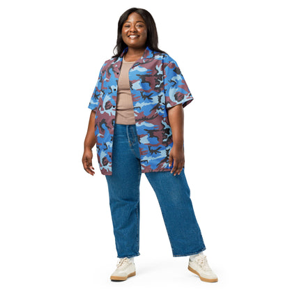 Ivory Coast Gendarmerie CAMO Unisex button shirt - Button Shirts