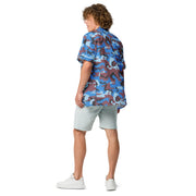 Cloud Brushstroke Ivory Coast CAMO Unisex Short-Sleeve Button Shirt - Button-Up