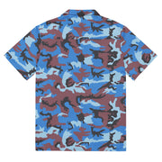 Cloud Brushstroke Ivory Coast CAMO Unisex Short-Sleeve Button Shirt - Button-Up