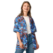 Cloud Brushstroke Ivory Coast CAMO Unisex Short-Sleeve Button Shirt - Button-Up
