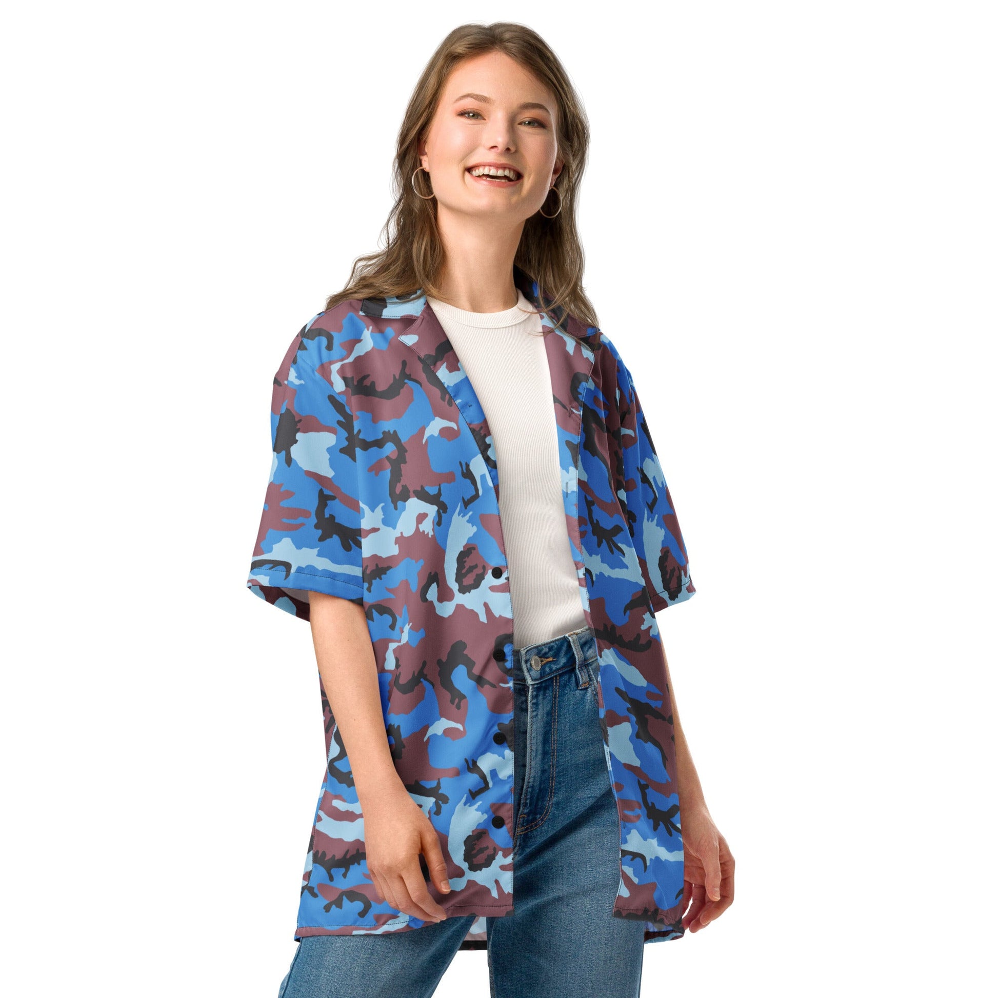 Ivory Coast Gendarmerie CAMO Unisex button shirt - Button Shirts