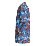 Cloud Brushstroke Ivory Coast CAMO Unisex Short-Sleeve Button Shirt - Button-Up