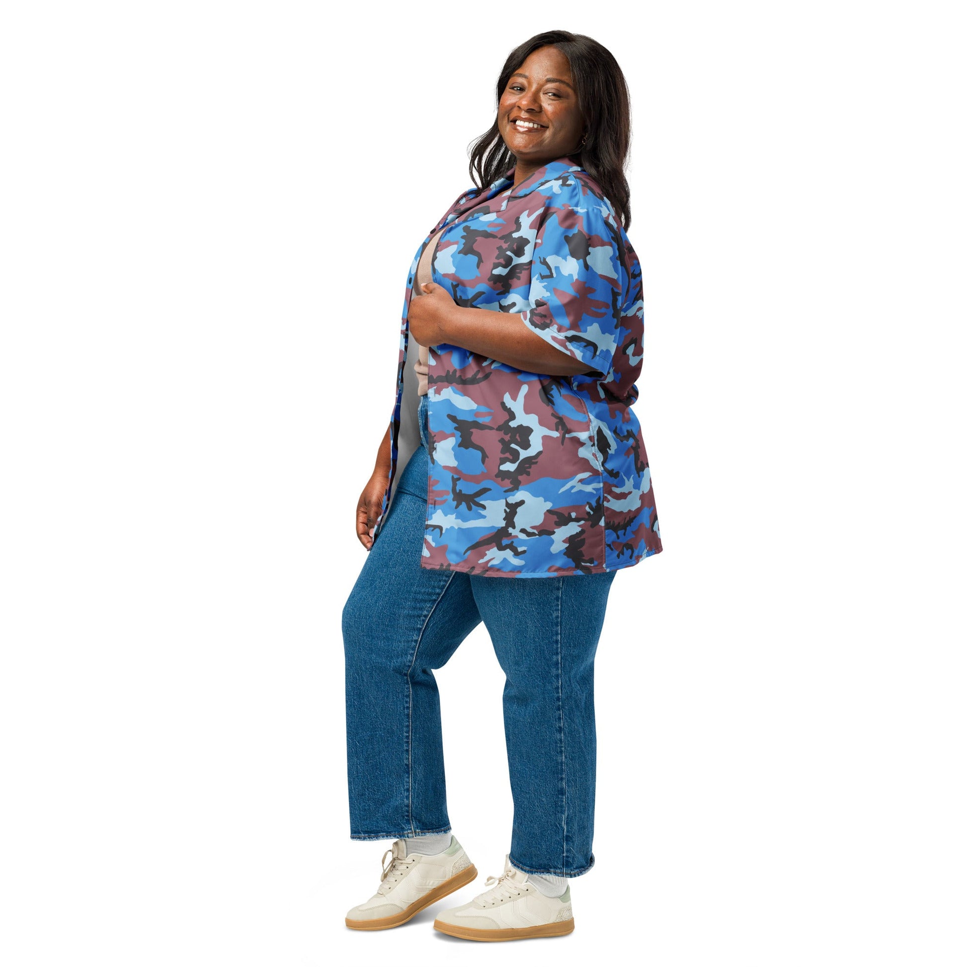 Ivory Coast Gendarmerie CAMO Unisex button shirt - Button Shirts