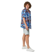 Cloud Brushstroke Ivory Coast CAMO Unisex Short-Sleeve Button Shirt - Button-Up